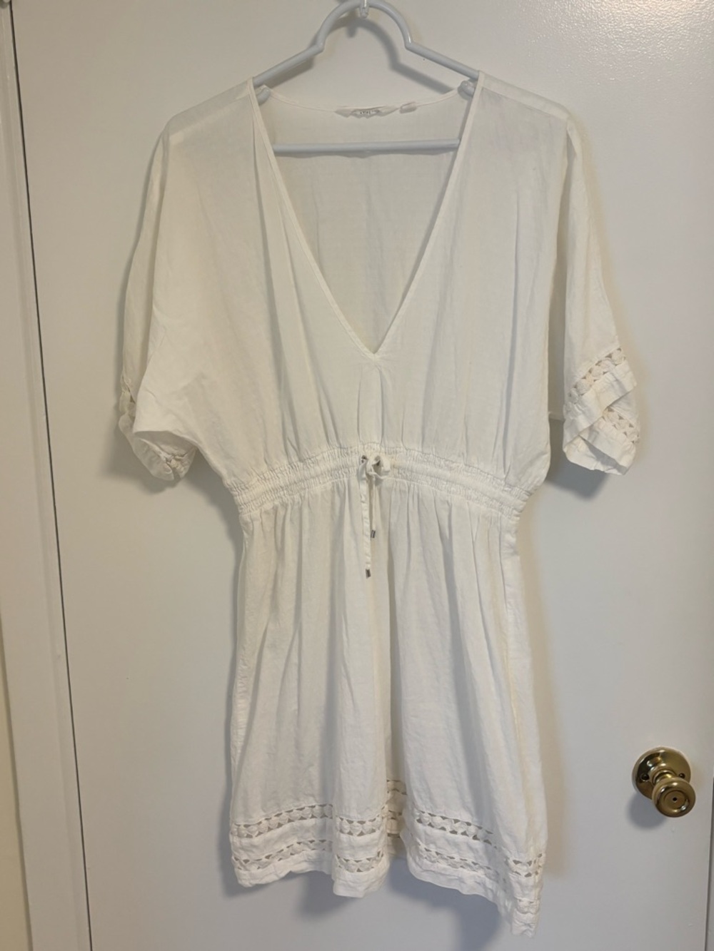 Athleta White  Coast to Coast Swim Cover Up Like New